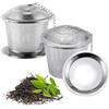 2Pcs Infusore Tè, Filtro Tè in Acciaio Inox, Filtro Tisana Infusione, Filtro  the Infusione, Infusore per Tisane Simpatico, Colino per Tisane con  Coperchio e Manici Pieghevoli : : Casa e cucina