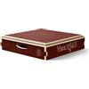 Yes4All, Box pliometrico in legno impilabile, con superficie antiscivolo per allenamento nella palestra domestica e all'aperto, colore nero, 10,2 cm