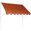 Angerer Tendone Standard a Morsetto, Tinta Unita, Terracotta, 400 cm