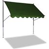 Angerer Freizeitmöbel GmbH Tenda da Sole a Morsetto Standard, Montaggio Senza Fori e tasselli, Ideale per Appartamenti in affitto (Verde, 300 cm)