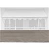 Angerer Paravista per Balcone Design No. 2800 Grigio, 90 cm, Lunghezza: 6 Metro
