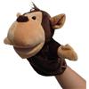 Proumhang Marionette a Mano per Bambini,Morbido Peluche Animale Zoo Marionetta per Bambini,Ragazzi,Ragazze,Grandi Bocche Mobili Scimmia 25cm