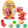 ZURU SMASHERS Smashers Junior Dino Dig Uovo grande Oltre 18 sorprese, combinazioni, stampo, dinosauro, giocattoli per la prima infanzia, costruire il gioco sensoriale, per bambini da 18 mesi a 3 anni (T-Rex)