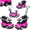 COIL Auto antiscivolo a partire da 1 anno con asta scorrevole 614 W - Baby Car Scivolo auto per bambini - Design 3 in 1 - Accessori Bobby Car - Attrezzo antiscivolo - Bobby Car con asta volante