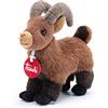 Trudi Trudino Stambecco Deluxe Stambecco Peluche Park Collection. Trudino Peluche Regalo di Natale. Animali del Bosco | 9x16x15cm Taglia XS | Collezione Parco dello Stelvio | Modello 55470