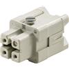 Weidmuller Connettore inserto Femmina Weidmuller HDC 3P+T 16A 400V 1498200000