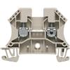 Weidmuller Morsetto Weidmuller componibile passante 4mmq Beige 1020100000