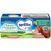 MELLIN Manzo Prosciutto - 2 Omogeneizzato con carne e farina di riso 120 g