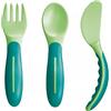 MAM Baby's Cutlery - Set Posate Antiscivolo 6M+ - Verde