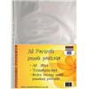 ARK 30 buste trasparenti ARK A3, in plastica trasparente, 90 micron, con fori resistenti (verticale)