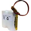 Panasonic, batteria Litio Non ricabile BR-C-CF2TH+CON con cavo e connettore per 6V - 5000mAh