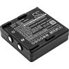 CAMERON SINO BATTERIA COMPATIBILE HETRONIC ABITRON HTR520BL NiMH 9,6V 600 mAh