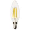 LIFE ELECTRONICS LAMPADA LED DIMMER CANDELA C35 Filament Trasparente,E14, 4.5W,FA320°,2700K,220Vac,LM470,RA 80,35*100