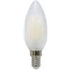LIFE ELECTRONICS LAMPADA LED CANDELA C35 serie Filament Frost, E14, 4W,FA320°, 2700K, 220Vac,LM470, RA 80, 35*100mm
