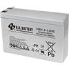 Tuttobatterie Batteria HR4.2-12FR 12V 4.2Ah Piombo-Acido (AGM) compatibile Panasonic UP-VW1220P1