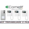 Comelit Kit videocitofono trifamiliare 3 famiglie comelit 2 fili 8461m
