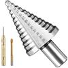 Flintronic Punte a Gradini, Punte per Frese a Gradini, 5-35mm(Argento)-3pz
