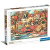 Clementoni Good Times Harbor - Puzzle 1500 Pezzi per Bambini da 10+ Anni - 31685