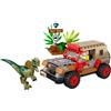 lego Jurassic Park - L'Agguato del Dilofosauro set Dinosauro con Minifigure e Jeep Costruzioni per Bambini da 6+ Anni - 76958