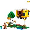 lego Minecraft - La Cabane Abeille Set con un Giocatore Orsacchiotto, un Bimbo Zombie, 3 api e 1 ape arrabbiata Costruzioni per Bambini da 8+ Anni - 21241