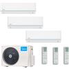 Midea Climatizzatore Midea Trial Split Evolution 7000+7000+7000 M30G-21HFN8-Q R-32 7+7+7