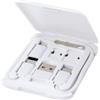 Cavo ricarica modulare in plastica riciclata con supporto personalizzato Savvy personalizzate o neutre