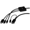 ‎StarTech StarTech.com 2m HDMI Adapter Cable - 4K 30Hz - USB C / HDMI / Mini DisplayPort t