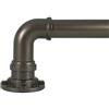 Decopolitan Industrial Wrap Around Telescoping Rod, bronzo, 72 to 144-Inch