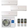 HAIER CONDIZIONATORE HAIER FLEXIS PLUS TRIAL SPLIT 7000+9000+9000 BTU INVERTER R32 3U55S2SR3FA A++ WIFI