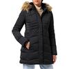 Schott NYC Jktoprahw Parka Militaire Capuccio FAUSSE Fourrure Schott, Nero, XS Unisex-Adulto