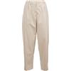 ASPESI PANTALONI CARROT DI COTONE ASPESI 01044 BEIGE Donna