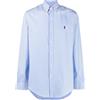 POLO RALPH LAUREN CAMICIA IN COTONE POLO RALPH LAUREN 004 BLU-BIANCO Uomo