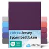 etérea Himmlische Qualität etérea Jersey lenzuolo con angoli 80x160-80x180 cm Prugna Epaisseur 15-20 cm - 100% Cotone - Oekotex materasso Letto copripiumino - lenzuola 80x160cm - 80x180cm Viola