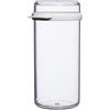 Mepal - Scatola per Biscotti Stora - Contenitore Ermetico per le fette Biscottate - Contenitore Ermetico - Ideale per la Conservazione e l'Organizzazione della Cucina - 1900 ml - Trasparente e White