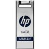 HP, chiavetta USB 3.0 0, piccola, senza cappuccio, in metallo, antiurto, antipolvere, antipolvere, 795 W