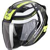 Scorpion Casco Moto Jet Scorpion EXO 230 PUL Nero Giallo neon