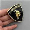 PUCIO Emblema del logo dell'auto per Lamborghini Sian FKP 37 2023 2022 2021 2020 2019, distintivo adesivo per auto con emblema in metallo con parti adesive impermeabili e durevoli,