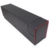 docsmagic.de Premium Magnetic Tray Long Box Black/Red Large - Card Deck Storage - Porta Mazzo Scatola di Immagazzinaggio Nero/Rosso