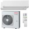 Toshiba Condizionatore Toshiba SHORAI Edge dual split 16000+18000 BTU inverter A wifi unità esterna 10 kW codice prodotto RAS-5M34U2AVG-E-RAS-B1618N4KVSG-E