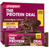 Enervit, The Protein Deal, Protein Bar Brownie Lover, 12 Barrette da 55g Proteiche, 20 Grammi di Proteine, Gusto Cioccolato, Snack Senza Glutine, Low Sugar