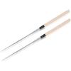 Joyzan Bacchette Per Sushi, Bacchetta Giapponesi Acciaio Inossidabile 1 Paia Di Bacchette Antiscivolo Con Manico Legno Lavabili Lavastoviglie Riutilizzabili Utensili Tagliatelle Chef Accessorio Cucina