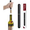 JOQINEER Apribottiglie 2 in 1 a pressione d'aria con tagliacapsule, apribottiglie per vino,pompa ad aria facile da aprire, cavatappi portatile,da viaggio,per rimuovere il tappo del vino