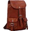 Gusti Leather nature-Gary 13 Zaino Unisex Uomo Donna Tempo Libero Escursioni Passeggiate Università Vintage pratica unisex marrone M31