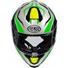 PREMIER CASCO HYPER RW 6,BIANCO PERLA/VERDE FLUO/GIALLO FLUO/NERO,M