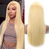 Jreitsere Parrucca Capelli Umani 13x4 Lace Front Bionda Liscia 613 - Parrucca Donna Capelli Veri Umani Corti Glueless per Donna 28 Pollici