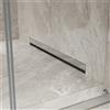 Parama Canalina doccia con scarico a muro 70 cm con cover cromata