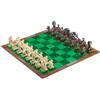 NOBLE COLLECTION Minecraft Chess Set Overworld Heroes Vs. Hostile Mobs 45 x 45 Cm Noble Collectio