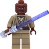 LEGO Star Wars - Mini personaggio Jedi Mace Windu con spada laser (The Clone Wars)