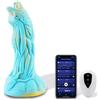 HiSmith WDA021-M Wildolo Dragon Wolf Fat Realistic Girthy Massive Colorful Dildo Vibrator with App 21.5cm Turquoise