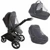 Domiva Zanzariera universale 3 in 1, colore: grigio
